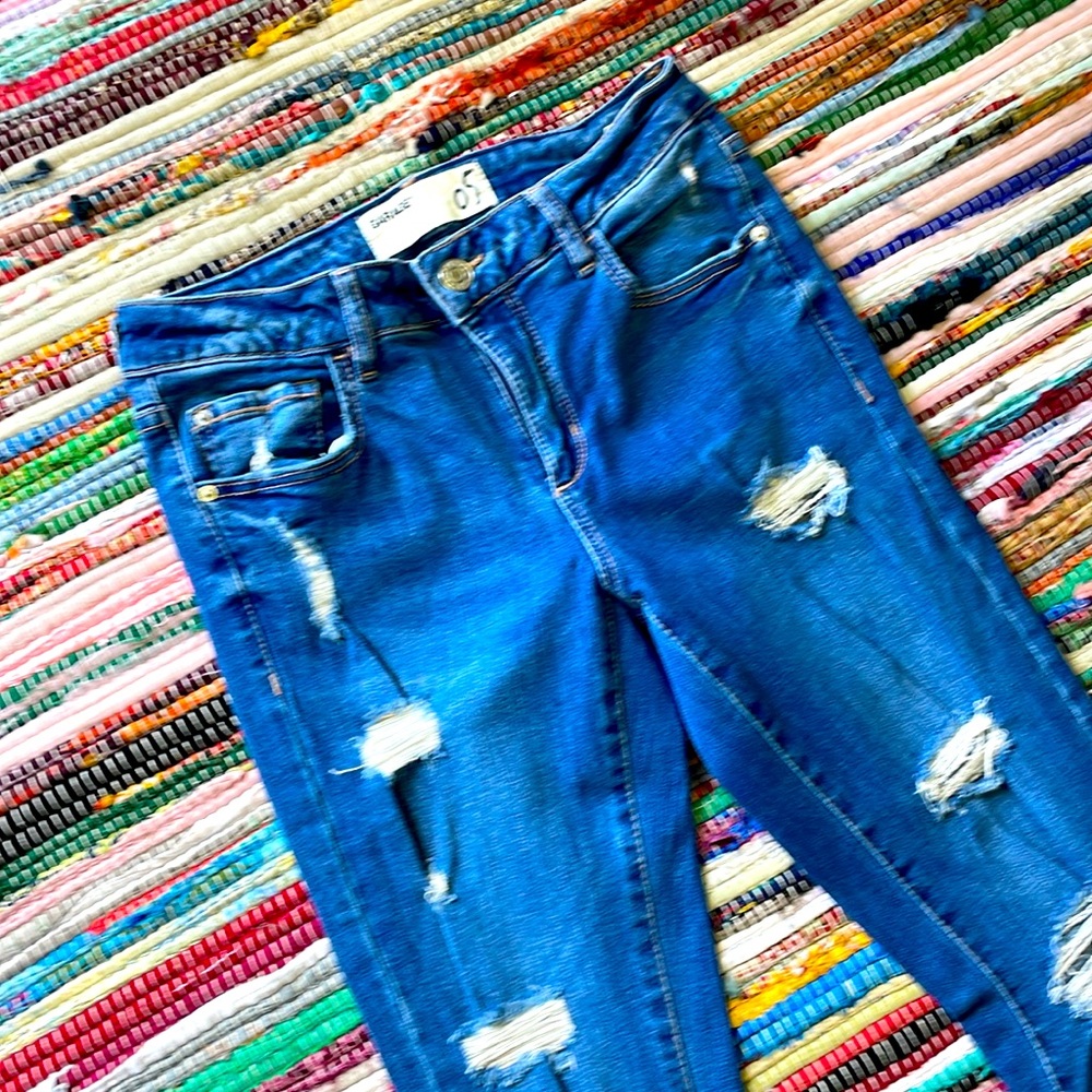 Garage Distressed Skinny Jeans- #1863